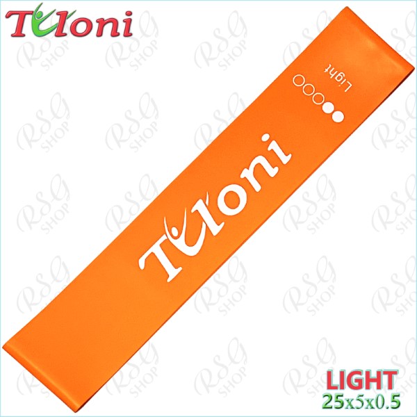 Latex Resistance Rubber Tuloni for Foot Light 0,5mm Orange T1413